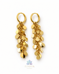ZK-007 | Daisy – Gold Pul Püsküllü Sallantılı Küpe