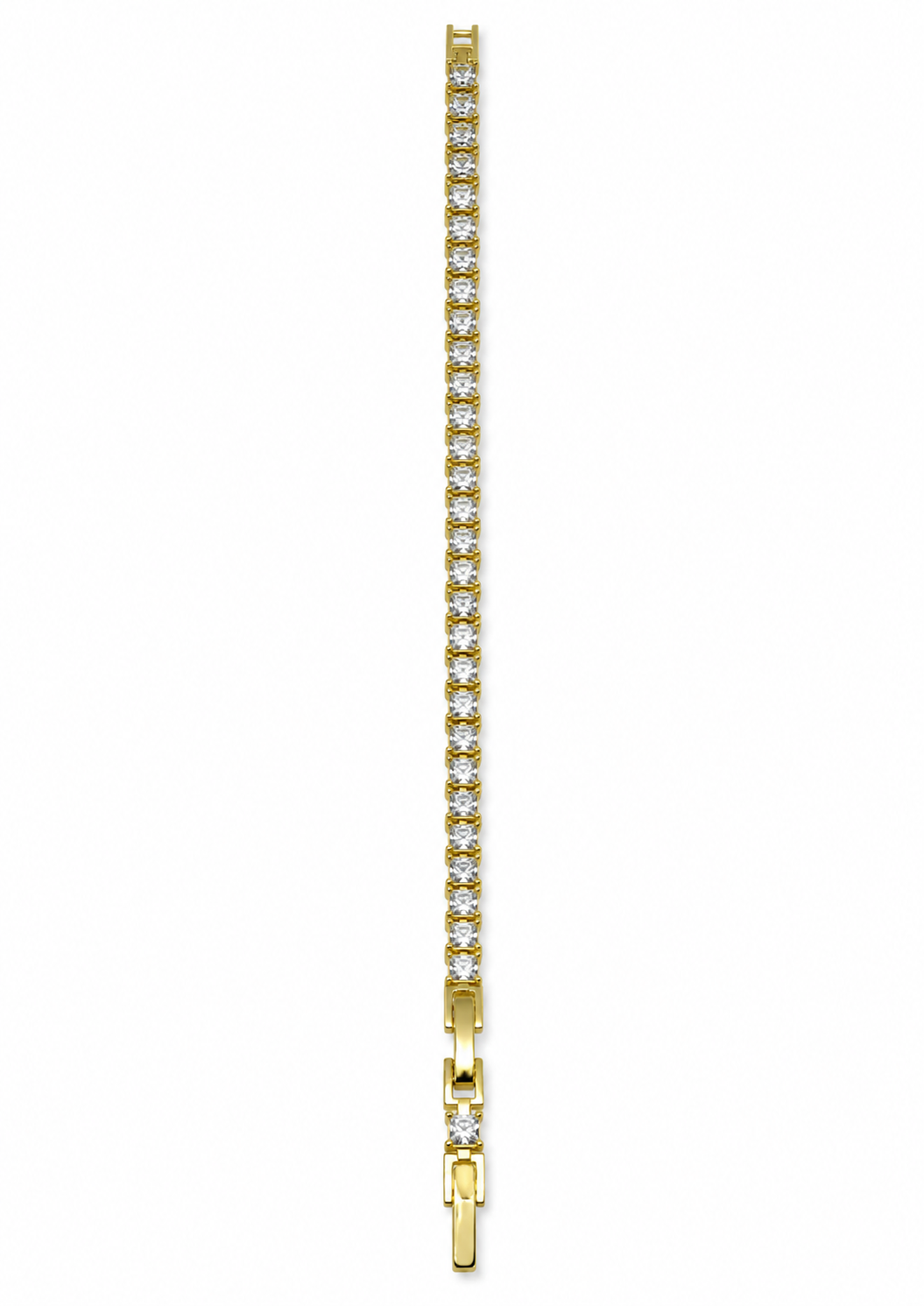 ZY-BL-004 – Crystal Harmony Sıralı Taşlı Gold Bileklik