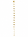ZY-BL-037 Golden Twist – Burgu Desenli Gold Bileklik