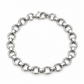 ERK-BL006-Silver Circle Link Çelik Erkek Bileklik