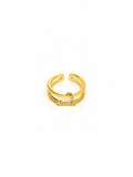 YZK-009 - Minimalist Gold Açık Yüzük