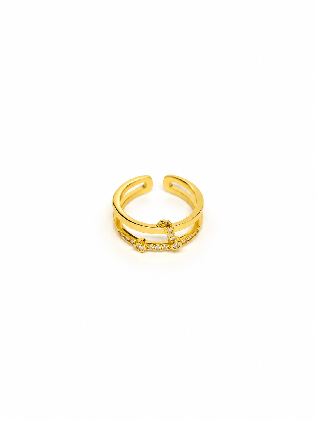 YZK-009 - Minimalist Gold Açık Yüzük