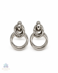 ZK-019-Selena – Silver Çoklu Halka Sallantılı Küpe