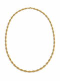 ZMK-001-Gold Twist Burgu Zincir Kolye