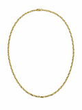 ZMK-002-Modern Link Dikdörtgen Zincir Kolye