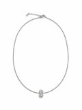 ZMK-010-Silver Initial S Harf Kolye