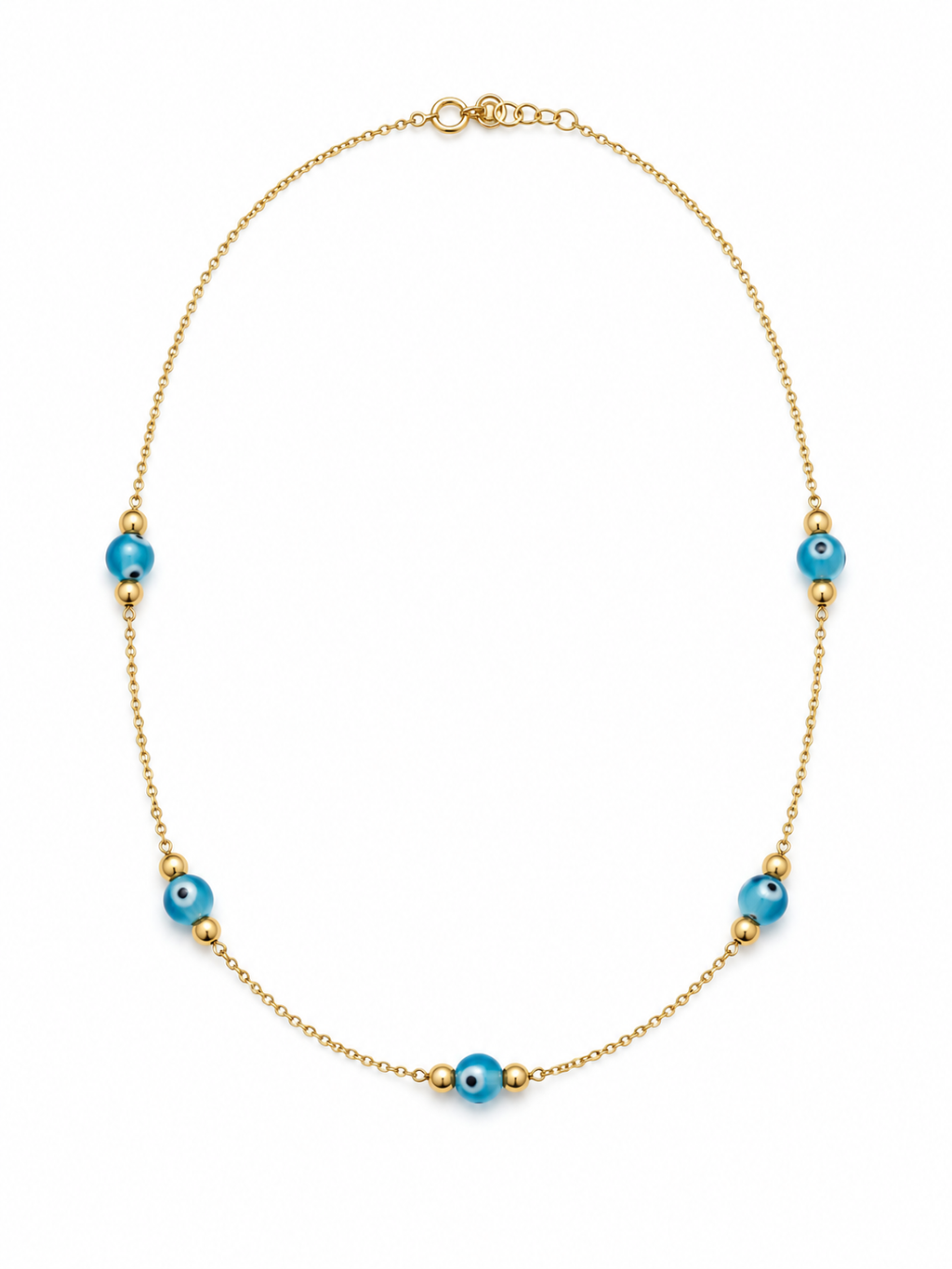 ZMK-013-Blue Eye Nazar Boncuklu Kolye