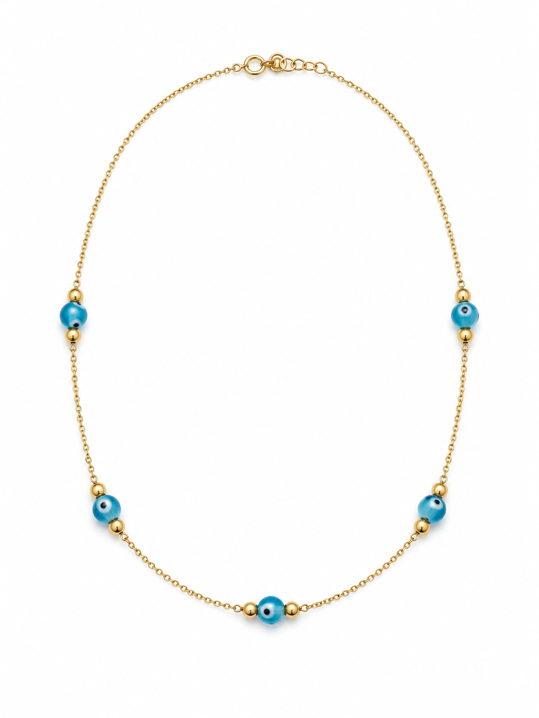 ZMK-013-Blue Eye Nazar Boncuklu Kolye