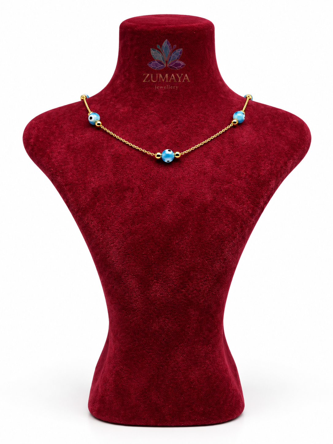 ZMK-013-Blue Eye Nazar Boncuklu Kolye
