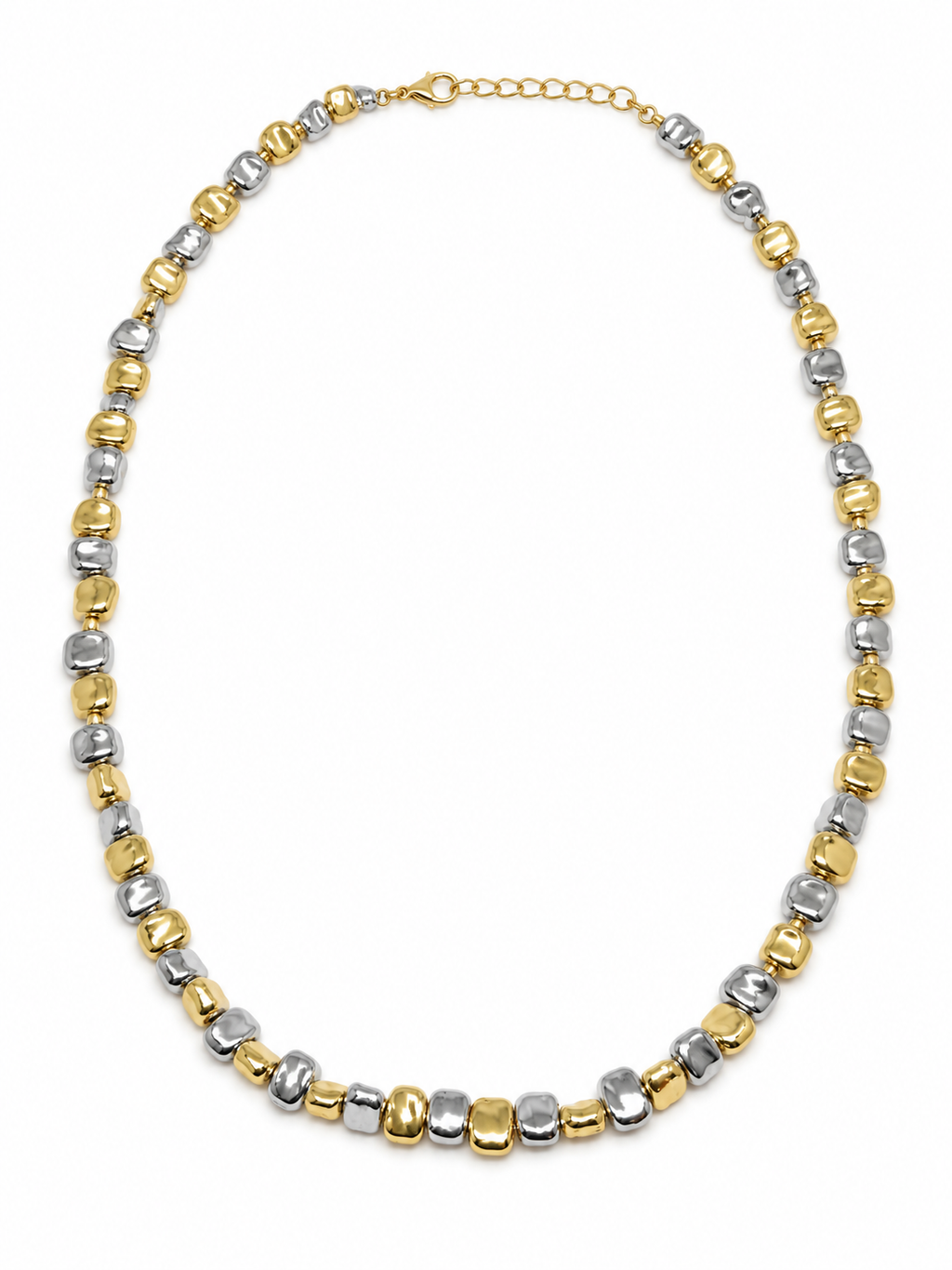 ZMK-030 Duo Shine – Çift Renkli Modern Kolye