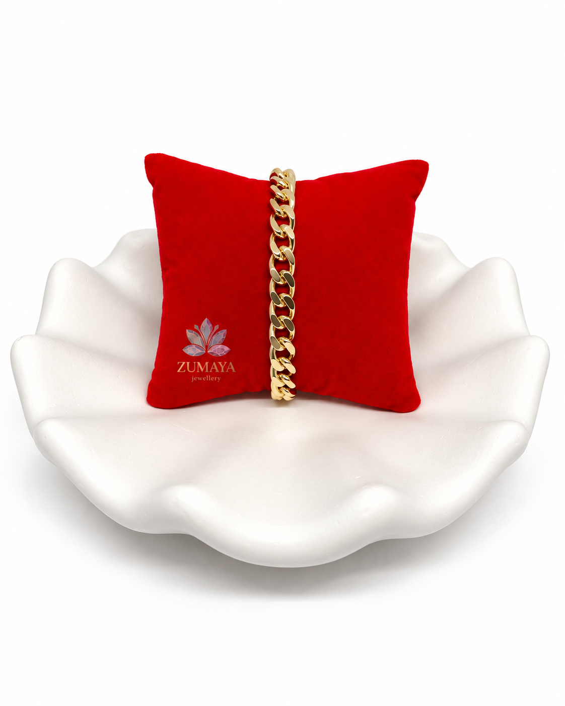 ZY-BL-002 – Bold Chain Kalın Gurmet Gold Bileklik